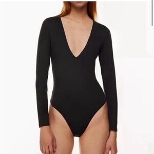 Aritzia Babaton Black Bodysuit